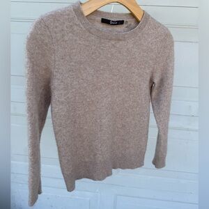 Quince Women's Crew Neck Sweater - Soft Brown / Beige